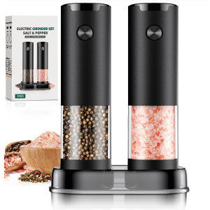 Shop | TrabsEnterprises Salt & Pepper Electric Grinder Set, Automatic Battery with Led