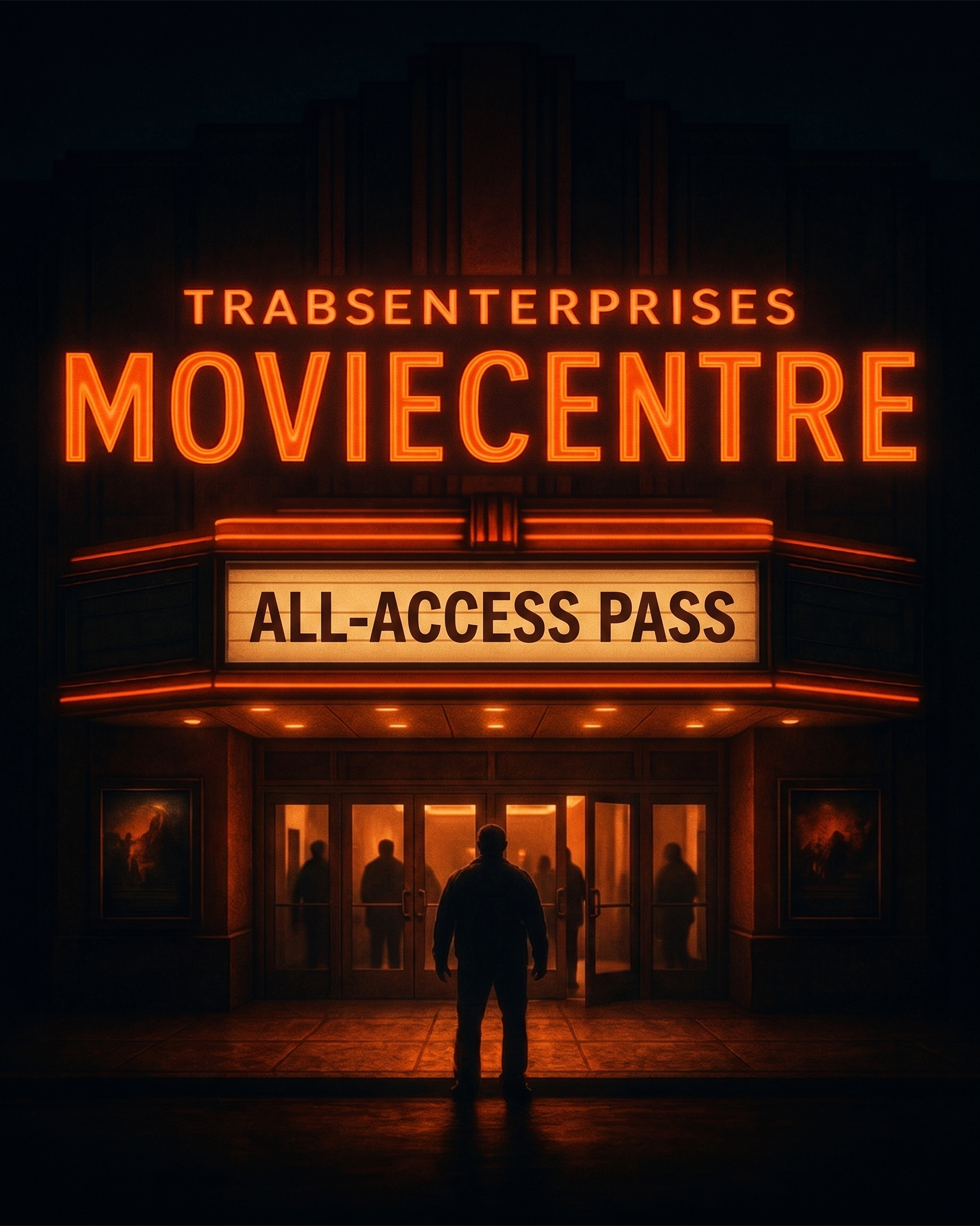 MovieCentre Monthly All-Access Pass | TrabsEnterprises MovieCentre Monthly All-Access Pass